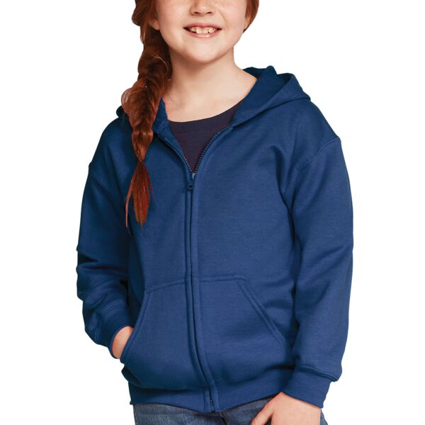 GILDAN® HEAVY BLEND™ FULL ZIP YOUTH HOODIE Vignette