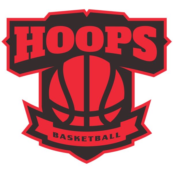 Hoops Basketball logo template  Vignette