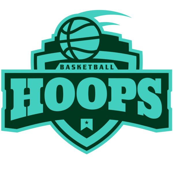 Hoops Basketball logo template 02 Vignette