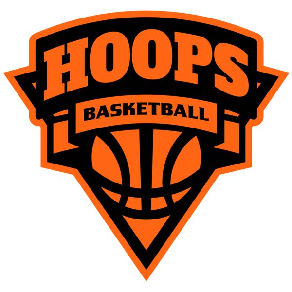 Hoops Basketball logo template 02 Vignette