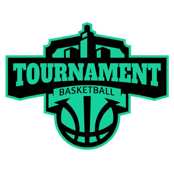 Tournament Basketball logo template Vignette