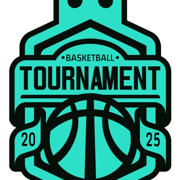 Tournament Basketball logo template 03 Vignette