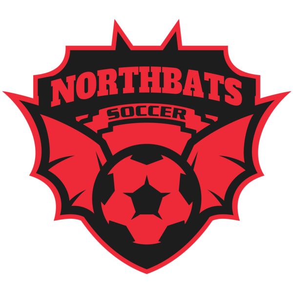 North bats Tournament Soccer logo template Vignette
