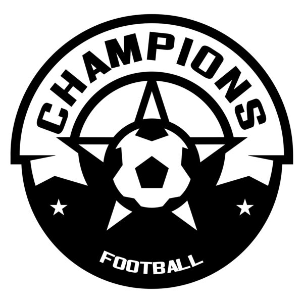 Champions Football logo template Vignette
