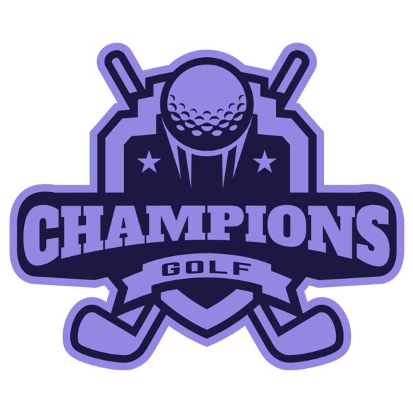Champions Golf logo template Vignette