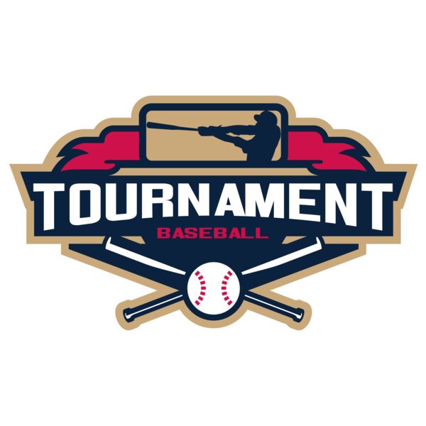 Tournament Baseball logo 01 Vignette