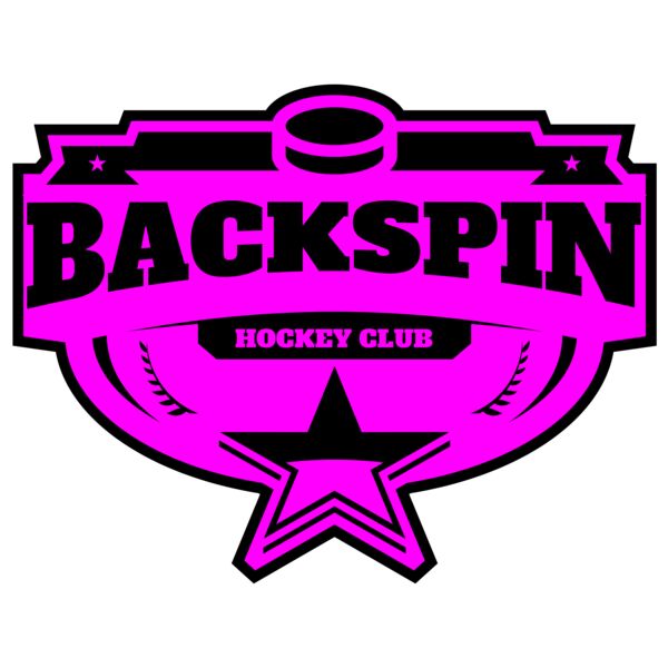 Backspin Hockey Club logo template Vignette