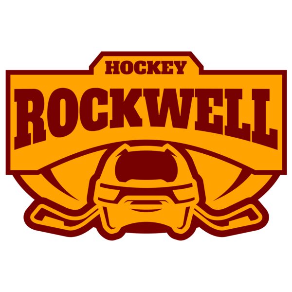 Rockwell Hockey logo template 02 Vignette