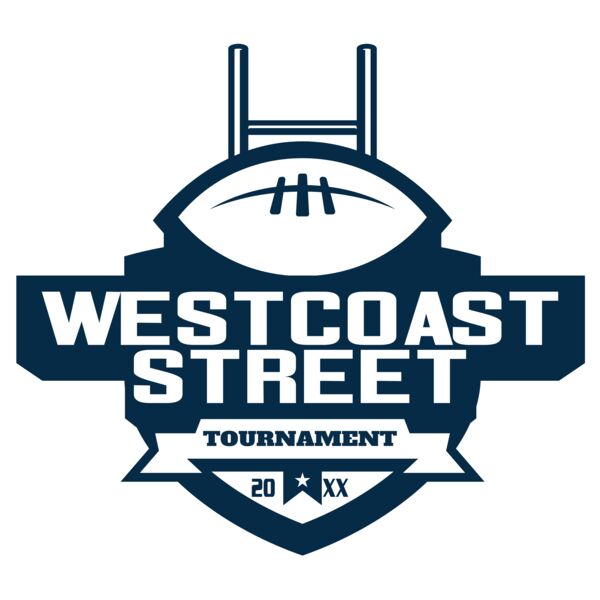 West Coast Street Tournament logo template Vignette