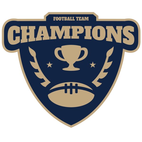 Champions Football Team logo template Vignette