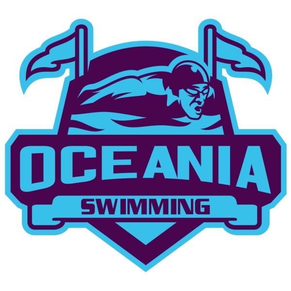 Oceania Swimming logo template Vignette