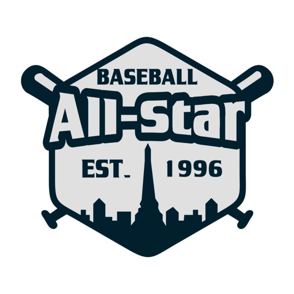 Baseball Logo Team 03 Vignette