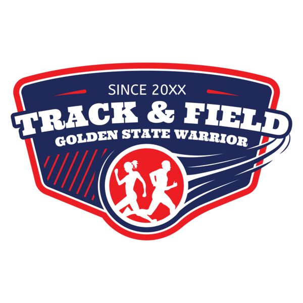 Track & Field Team Logo 01 Vignette