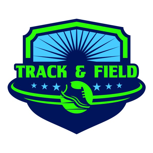 Track & Field Team Logo 12 Vignette