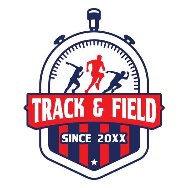 Track & Field Team Logo 14 Vignette