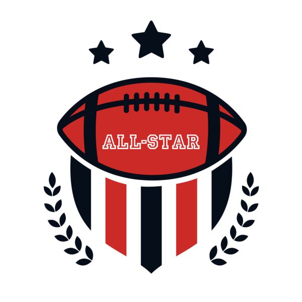 American Football logo 10 Vignette
