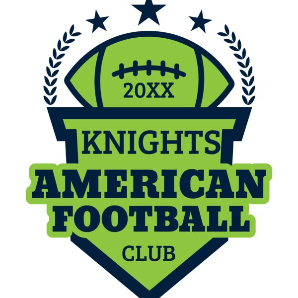 American Football logo 17 Vignette