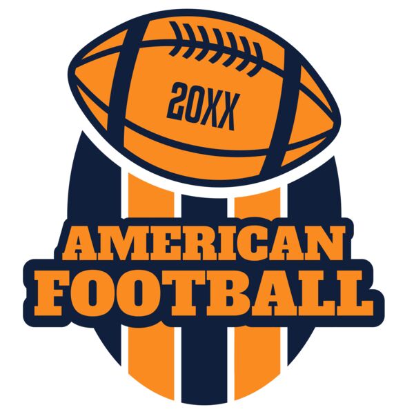 American Football logo 18 Vignette